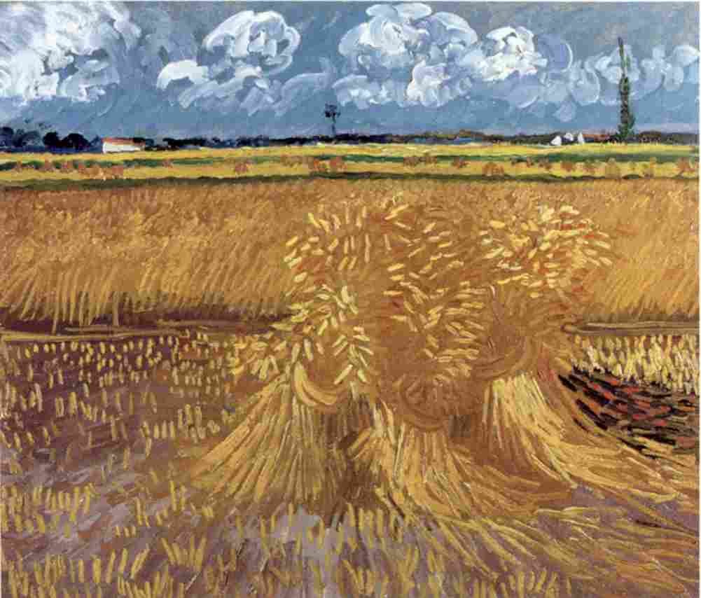 van gogh Wheat Field Art A4 Photo Print