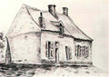 van gogh a house magros 1879 Art A4 Photo Print