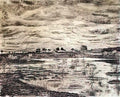 van gogh a marsh 1881 Art A4 Photo Print