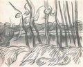 van gogh a row of bare trees 1889 Art A4 Photo Print