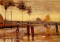 van gogh a sunday in eindhoven Art A4 Photo Print