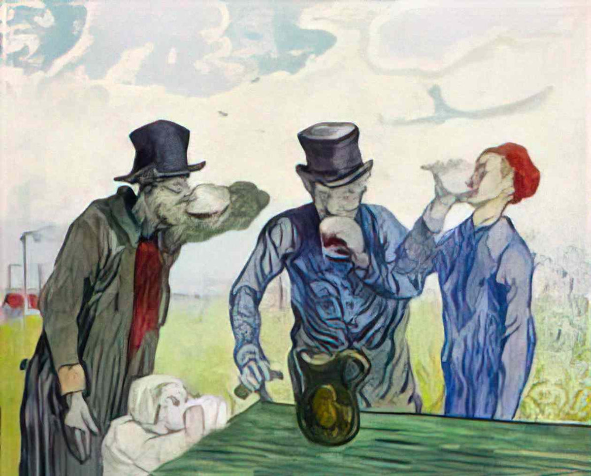 van gogh alcohol 3840756 Art A4 Photo Print