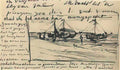 van gogh beach and sea 1882 Art A4 Photo Print