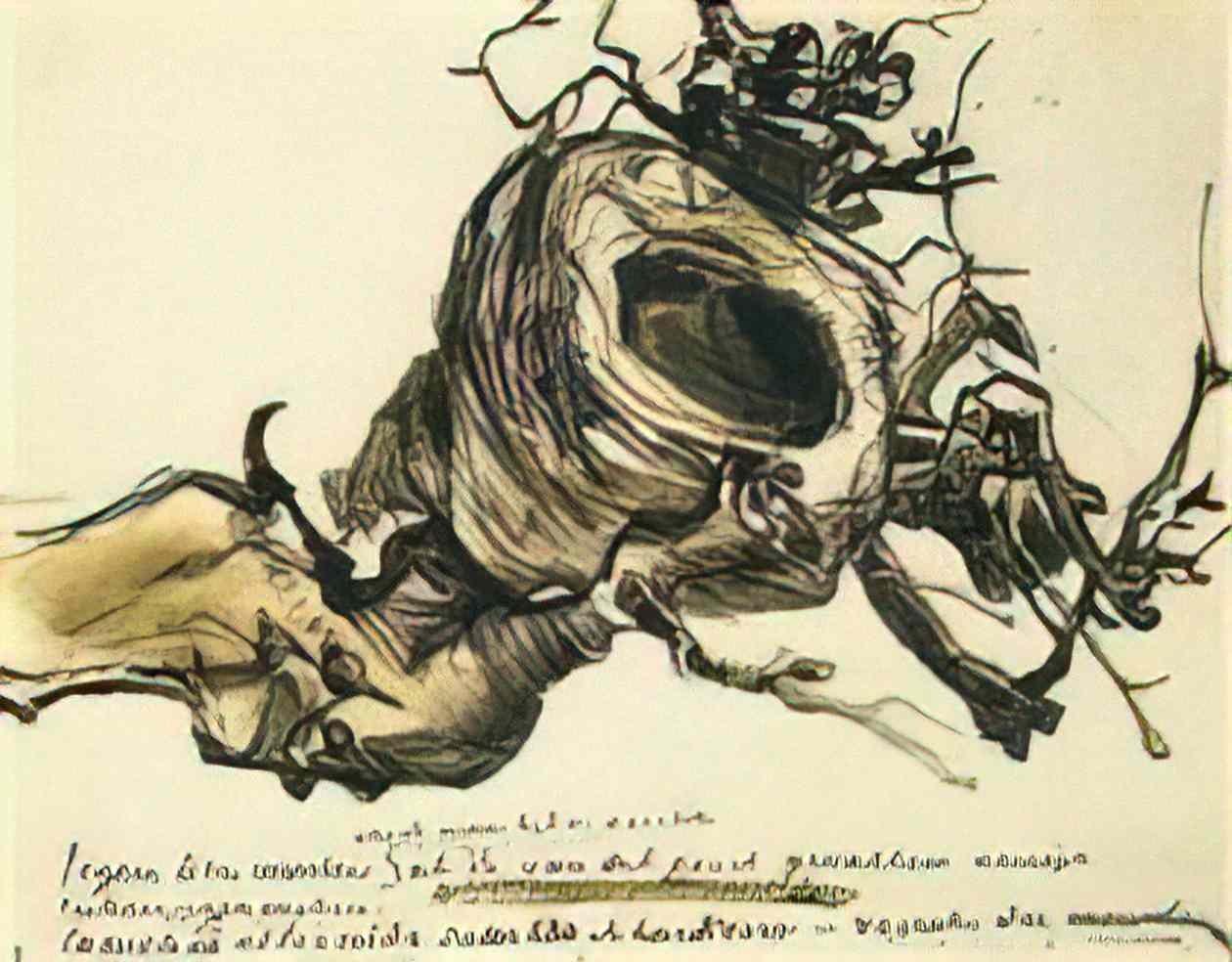 van gogh bird s nest 1885 Art A4 Photo Print