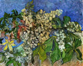 van gogh blossoming chestnut branches 1890 Art A4 Photo Print