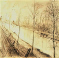 van gogh canal Art A4 Photo Print