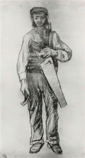 van gogh carpenter 1882 Art A4 Photo Print