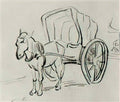 van gogh carriage Art A4 Photo Print