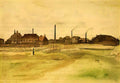 van gogh coalmine in the borinage 1879 Art A4 Photo Print