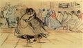 van gogh couple dancing 1885 Art A4 Photo Print