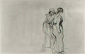 van gogh couple walking Art A4 Photo Print