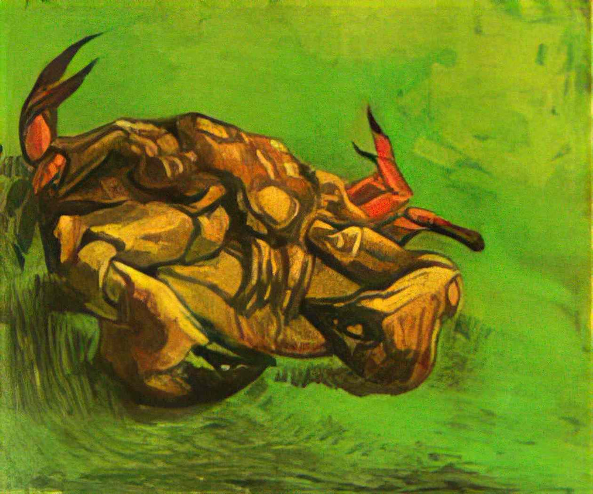 van gogh crab on it s back 1889 Art A4 Photo Print