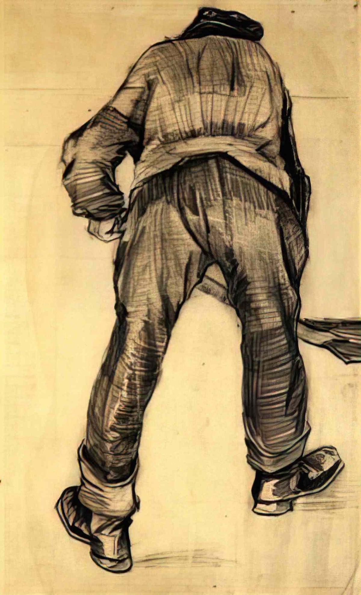 van gogh digger 1882 Art A4 Photo Print