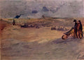 van gogh dunes with figures 1882 1 Art A4 Photo Print