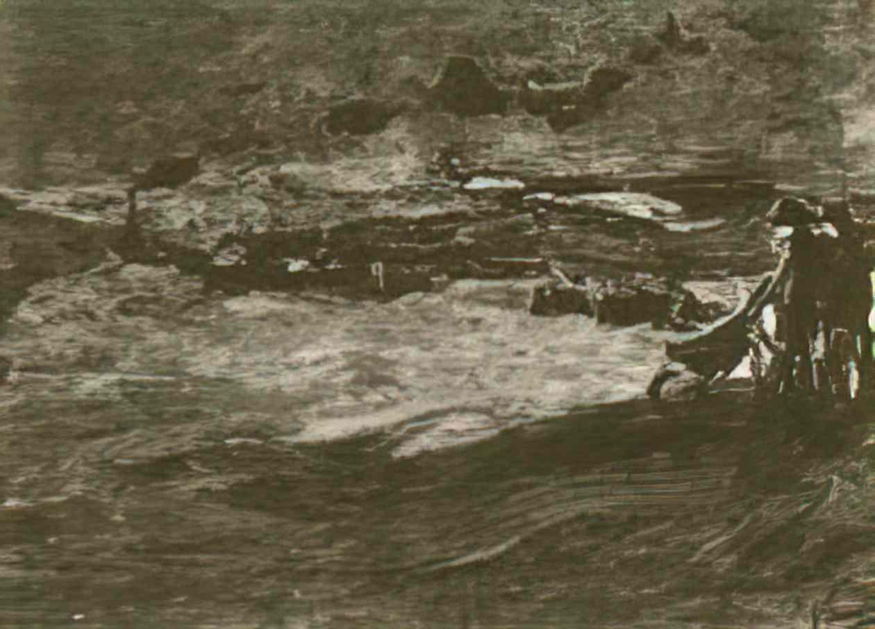 van gogh dunes with figures 1882 Art A4 Photo Print