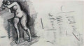 van gogh female nude seated 1886 Art A4 Photo Print