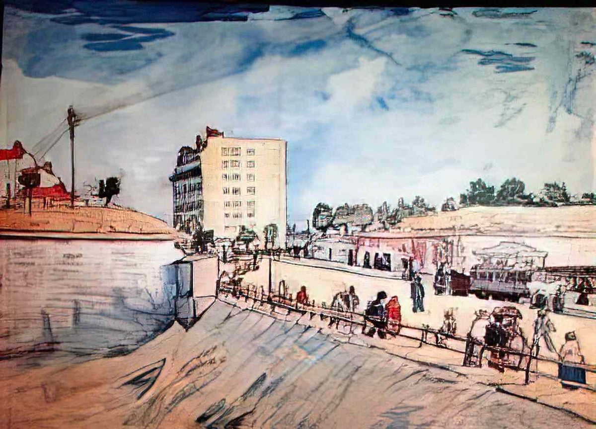 van gogh gate in the paris ramparts 1887 Art A4 Photo Print