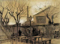 van gogh guinguette 1886 Art A4 Photo Print
