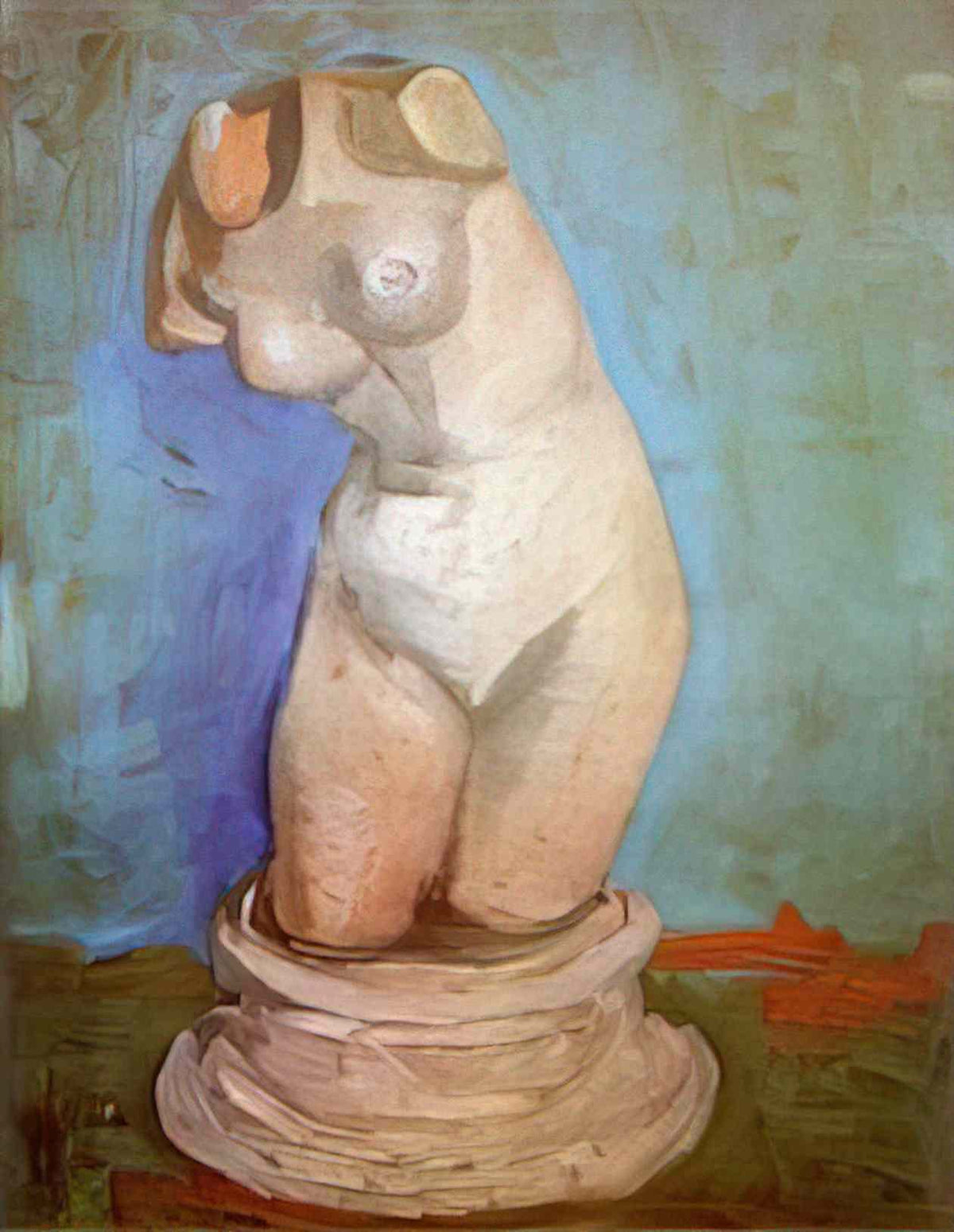 van gogh gypsum torso 1886 Art A4 Photo Print
