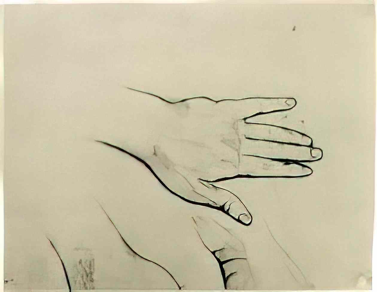 van gogh hand 1885 Art A4 Photo Print