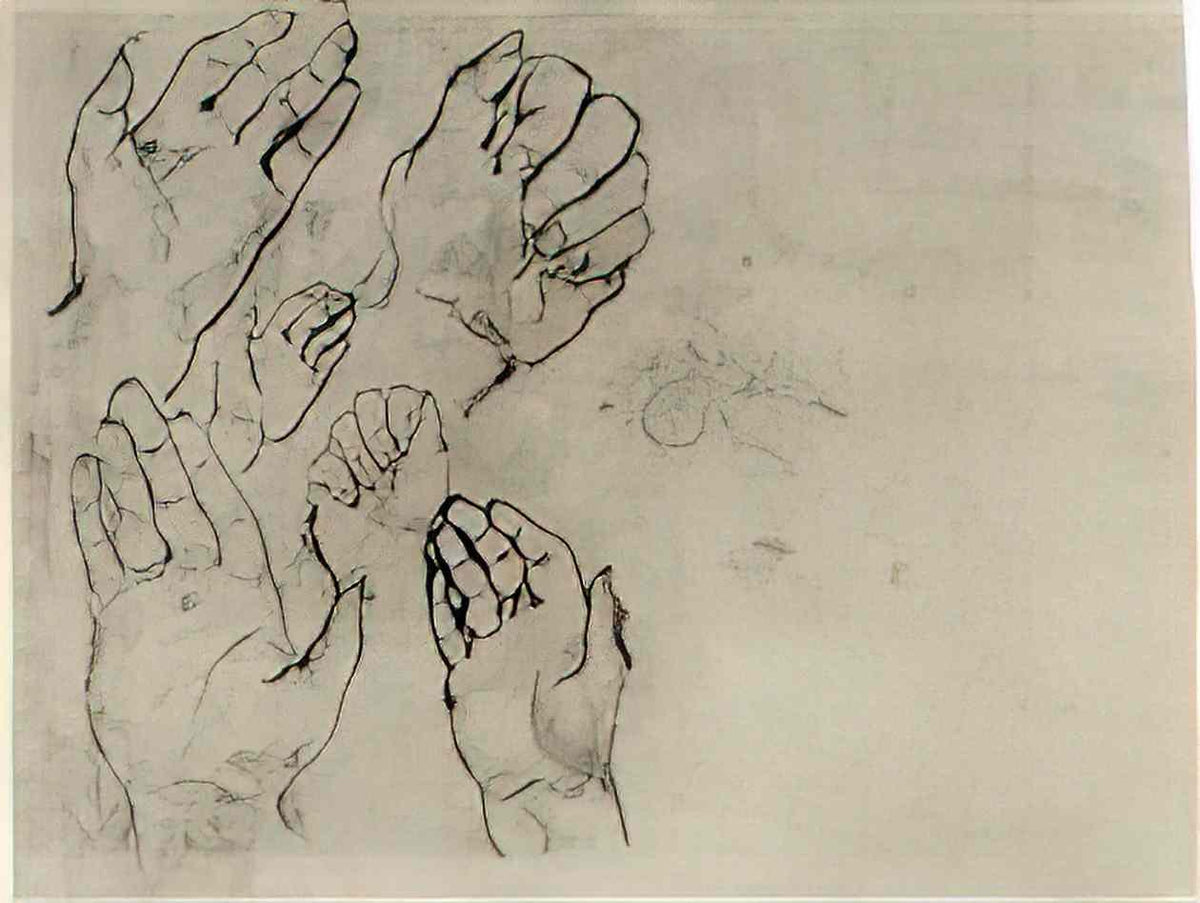 van gogh hands 1885 Art A4 Photo Print
