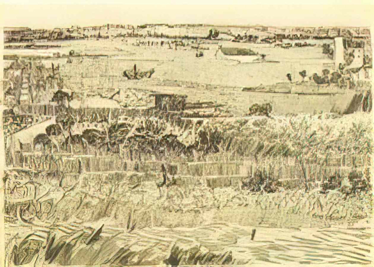 van gogh harvest landscape 1888 1 Art A4 Photo Print