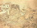 van gogh haystacks near a farm 1888 Art A4 Photo Print