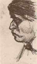 van gogh head of a man 1885 Art A4 Photo Print