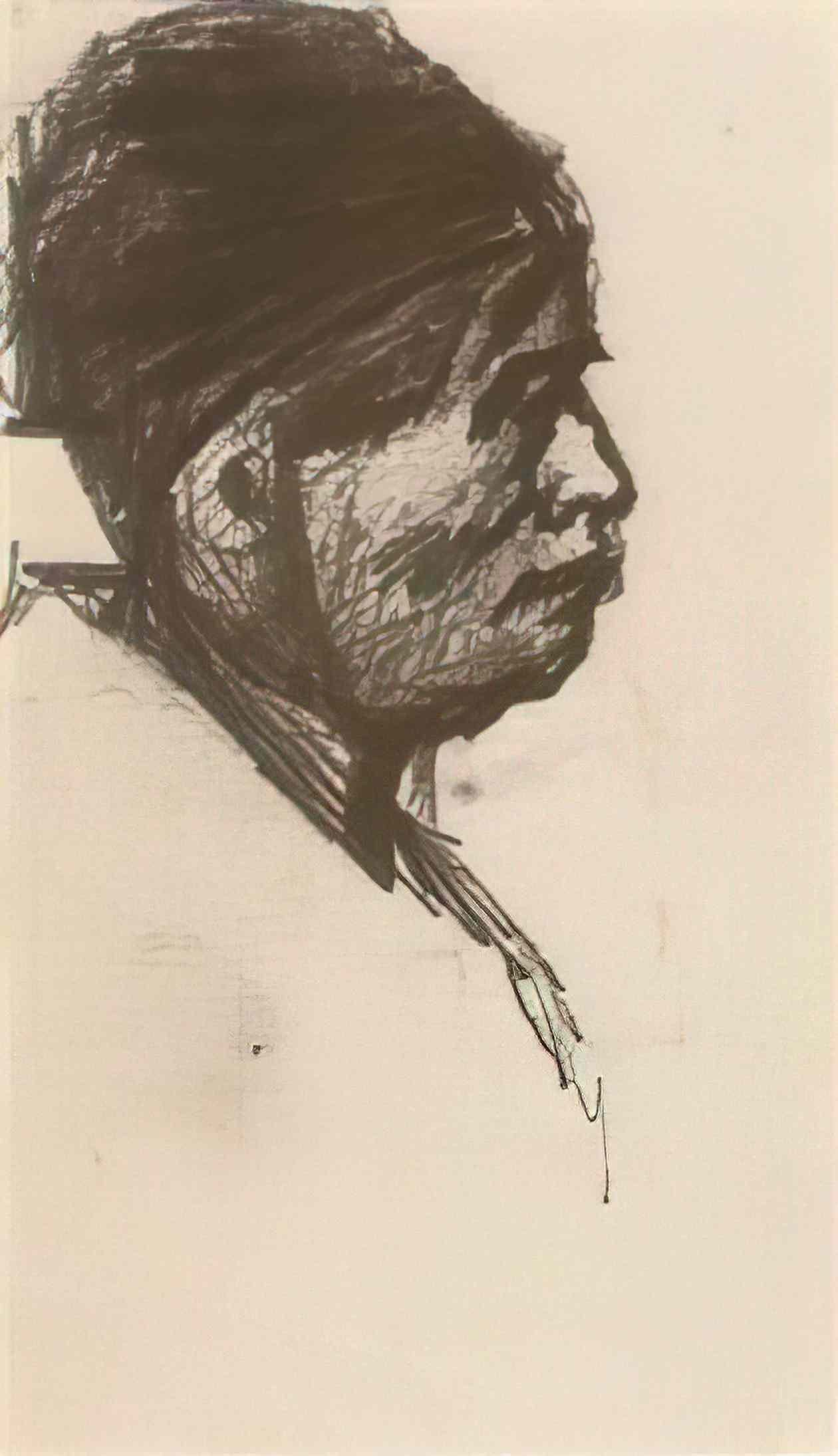 van gogh head of a man with cap 1885 Art A4 Photo Print
