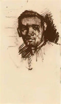 van gogh head of a young man bareheaded Art A4 Photo Print