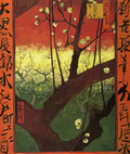 van gogh japonaiserie after hiroshige 1887 Art A4 Photo Print
