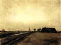 van gogh landscape in drenthe 1883 Art A4 Photo Print