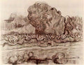 van gogh landscape with the oise 1890 1 Art A4 Photo Print