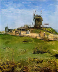 van gogh le moulin de la gallette 1887 Art A4 Photo Print