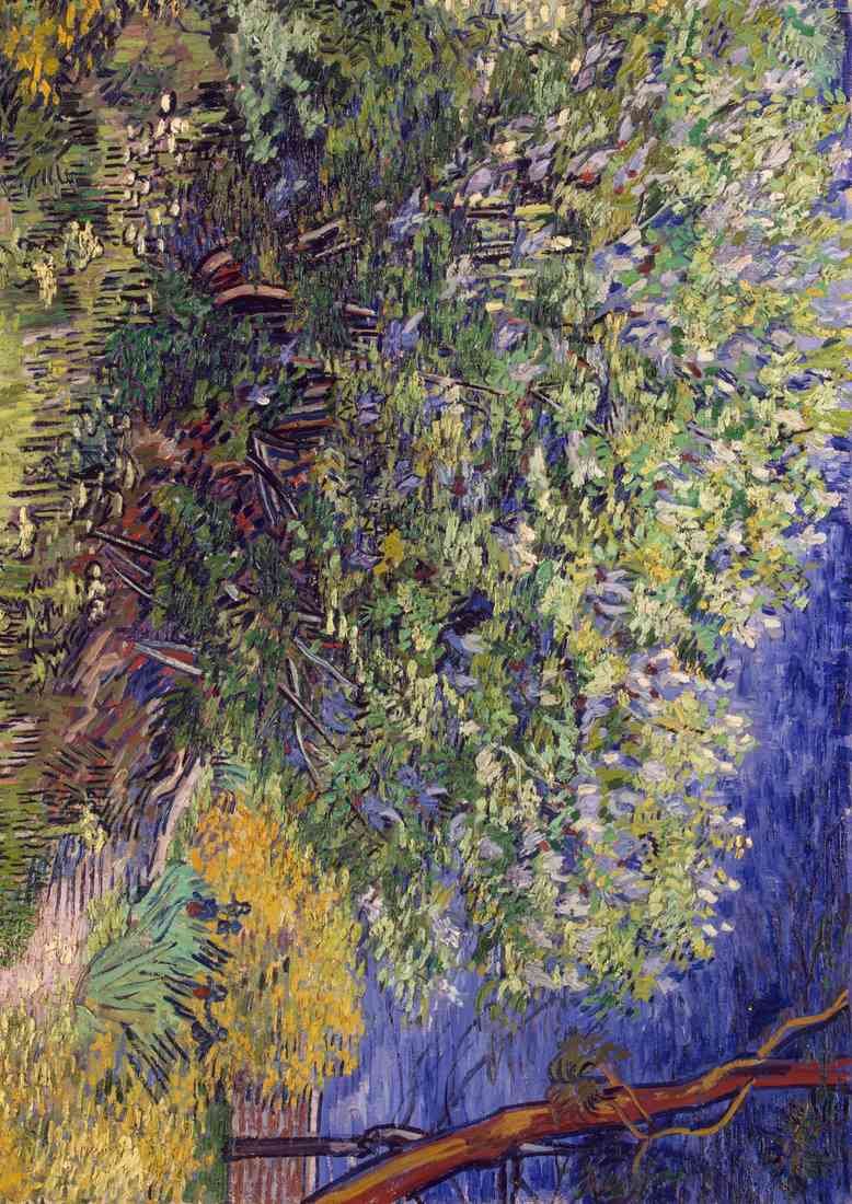 van gogh lilac bush A4 Photo Print