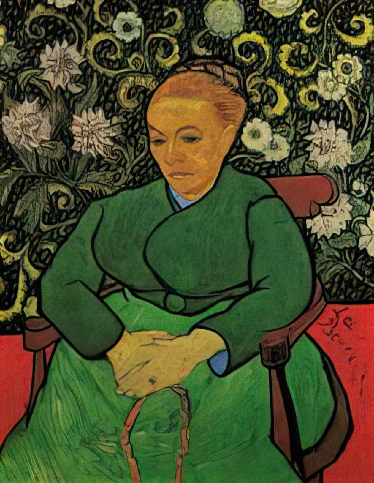 van gogh madame augustine roulin 1889 Art A4 Photo Print