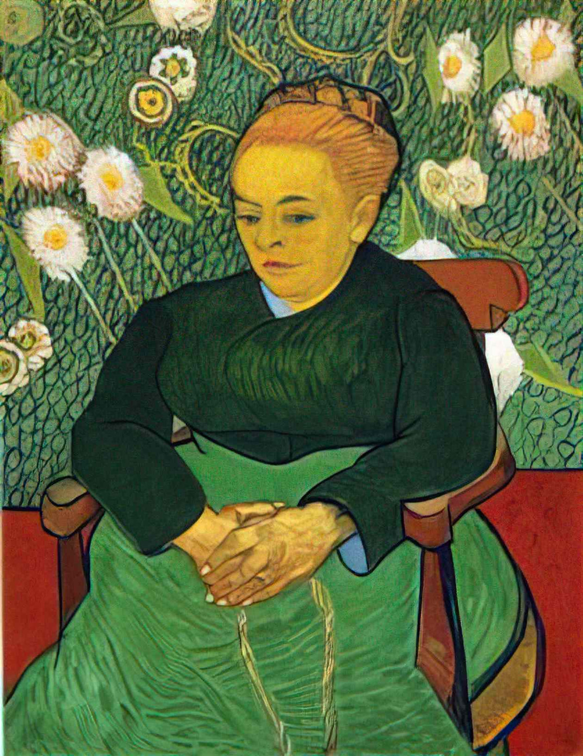 van gogh madame roulin rocking the cradle a lullaby 1889 Art A4 Photo Print
