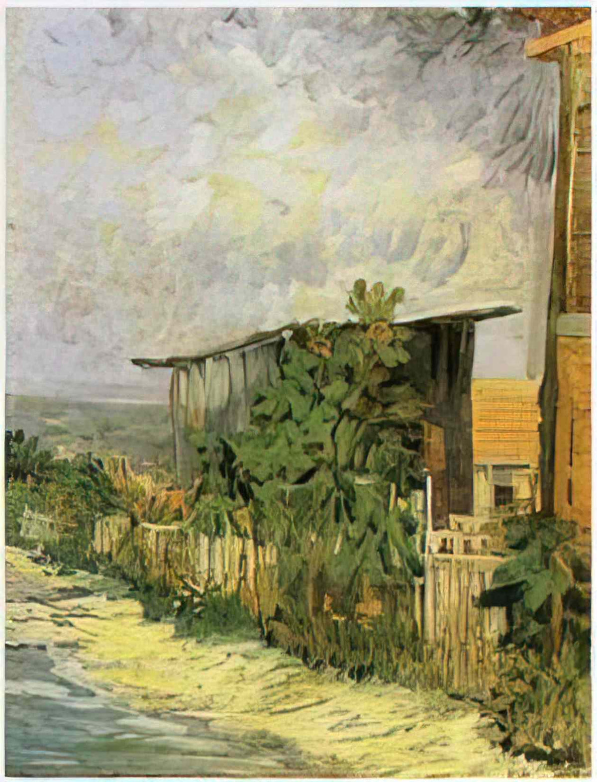 van gogh montmartre path with sunflowers 1887 Art A4 Photo Print