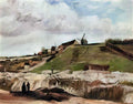 van gogh montmartre the quarry and windmills 1886 1 Art A4 Photo Print