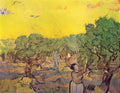 van gogh olive grove with picking figures 1889 Art A4 Photo Print