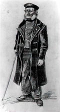 van gogh orphan man 1882 Art A4 Photo Print