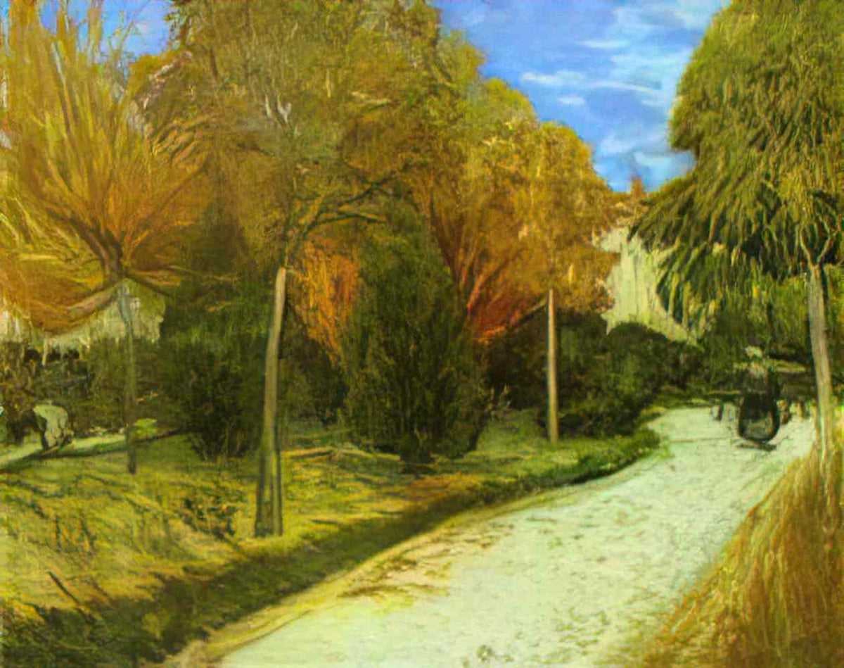 van gogh path in the park at arles 1888 Art A4 Photo Print