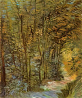 van gogh path in the woods 1887 Art A4 Photo Print