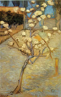 van gogh pear tree in blossom 1888 Art A4 Photo Print