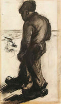 van gogh peasant Art A4 Photo Print