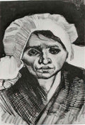 van gogh peasant woman head 1 Art A4 Photo Print