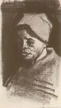 van gogh peasant woman head 1885 Art A4 Photo Print