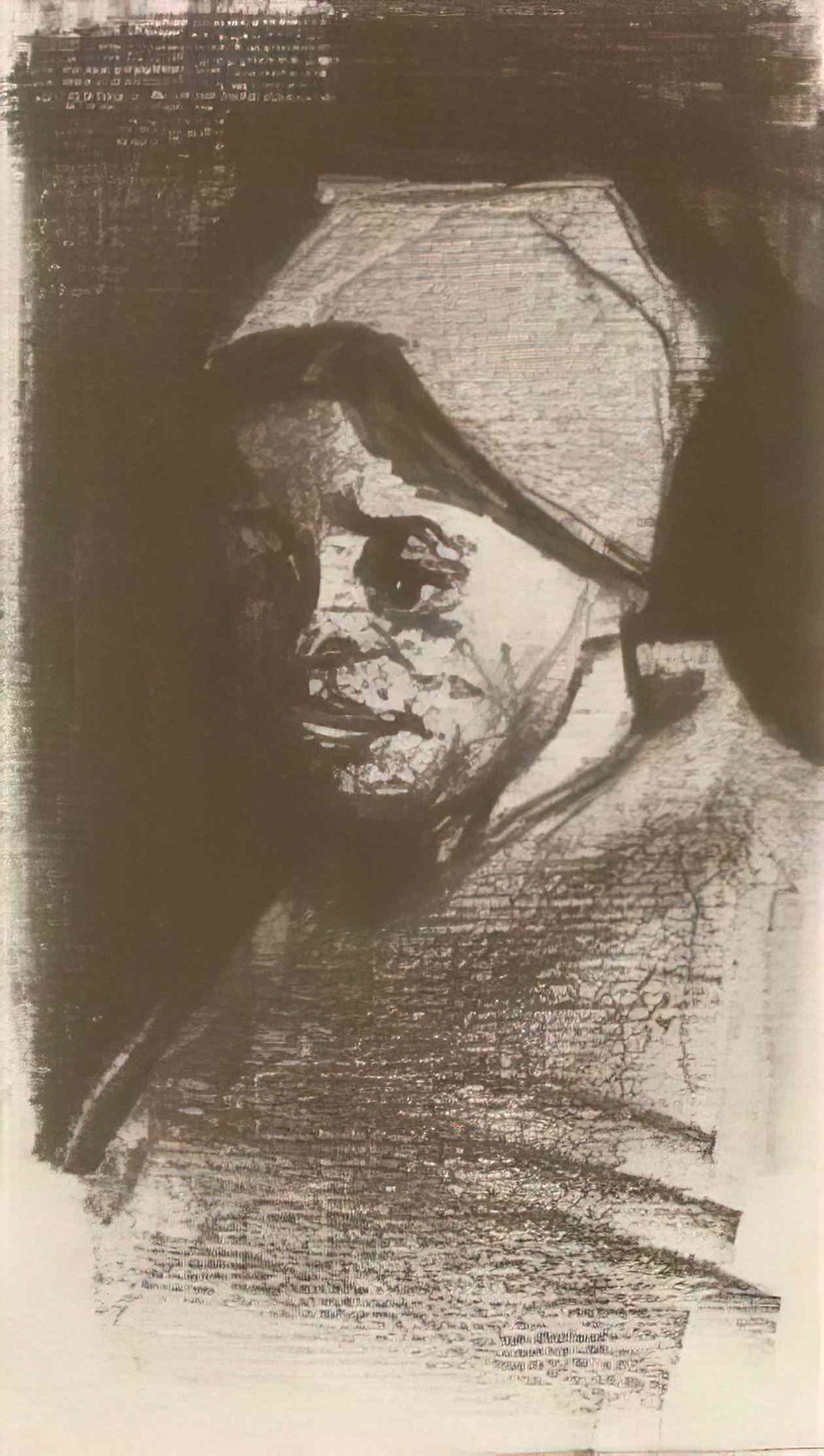 van gogh peasant woman head 1885 Art A4 Photo Print