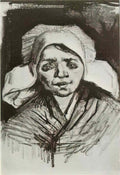 van gogh peasant woman head 5 Art A4 Photo Print