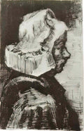 van gogh peasant woman head 6 Art A4 Photo Print